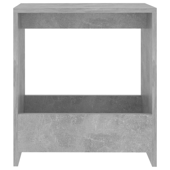Bijzettafel 50x26x50 cm spaanplaat betongrijs MeubelReus