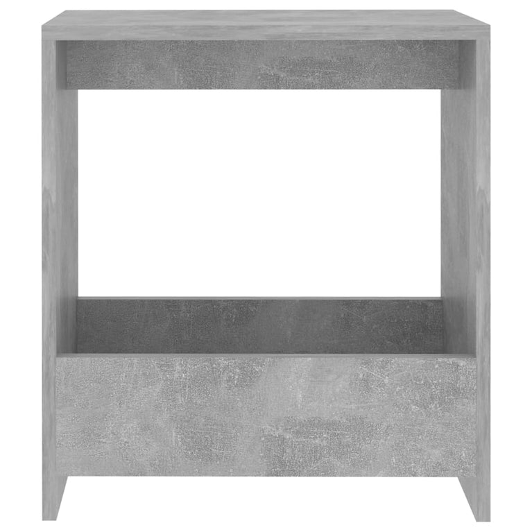 Bijzettafel 50x26x50 cm spaanplaat betongrijs MeubelReus