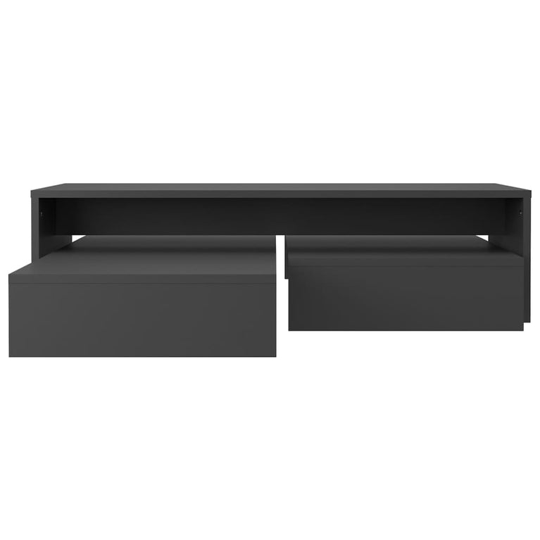 Salontafelset 100x100x26,5 cm spaanplaat grijs MeubelReus