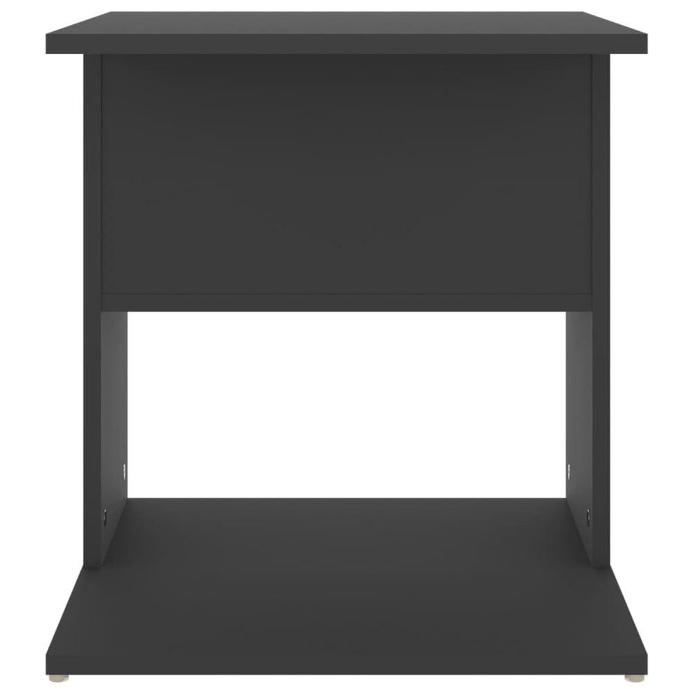 Bijzettafel 45x45x48 cm spaanplaat grijs MeubelReus