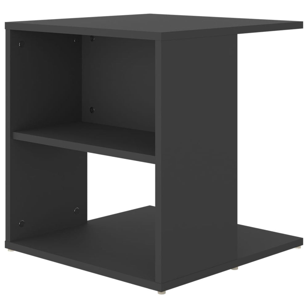 Bijzettafel 45x45x48 cm spaanplaat grijs MeubelReus