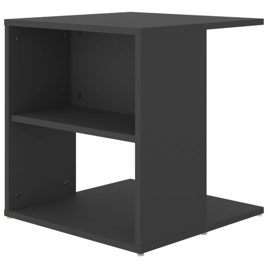 Bijzettafel 45x45x48 cm spaanplaat grijs MeubelReus