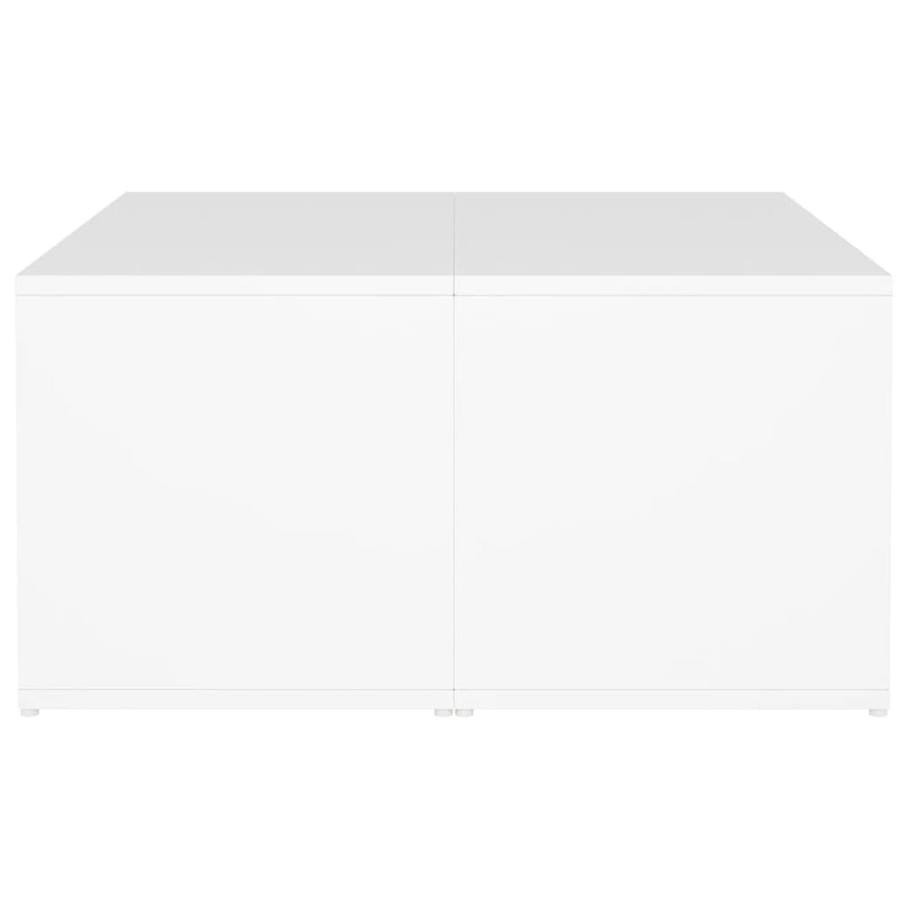 Salontafels 4 st 33x33x33 cm bewerkt hout wit MeubelReus