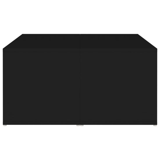 Salontafels 4 st 33x33x33 cm spaanplaat zwart MeubelReus