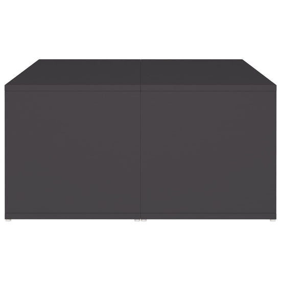 Salontafels 4 st 33x33x33 cm spaanplaat grijs MeubelReus