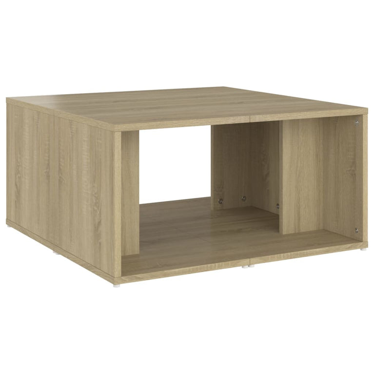 Salontafels 4 st 33x33x33 cm spaanplaat sonoma eikenkleurig MeubelReus