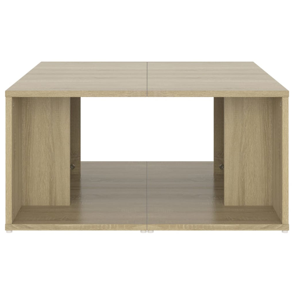 Salontafels 4 st 33x33x33 cm spaanplaat sonoma eikenkleurig MeubelReus
