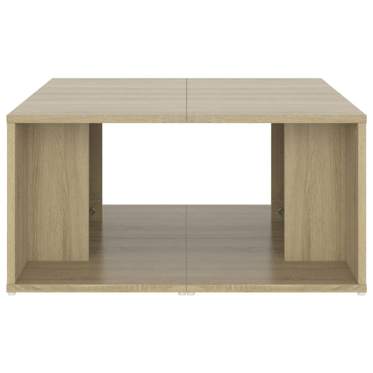 Salontafels 4 st 33x33x33 cm spaanplaat sonoma eikenkleurig MeubelReus