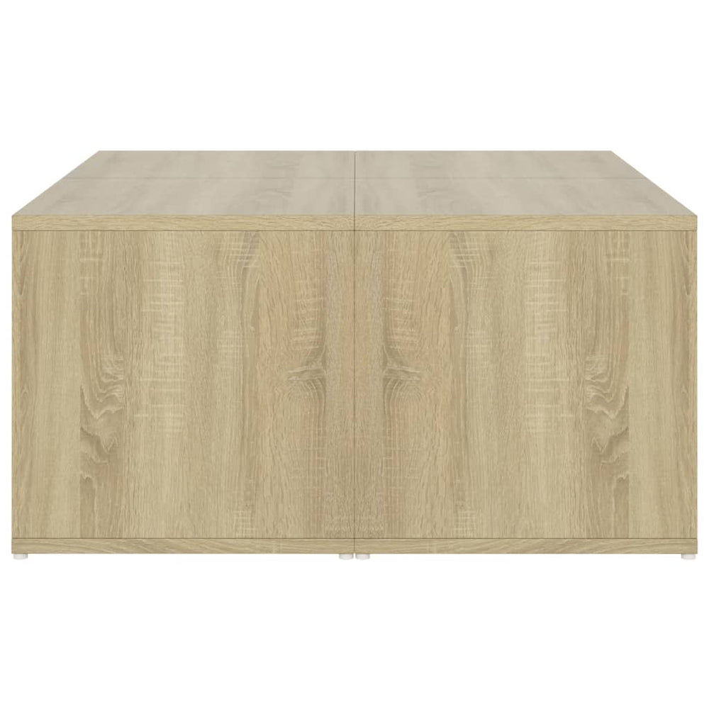 Salontafels 4 st 33x33x33 cm spaanplaat sonoma eikenkleurig MeubelReus