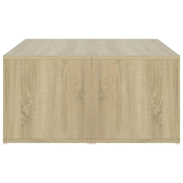 Salontafels 4 st 33x33x33 cm spaanplaat sonoma eikenkleurig MeubelReus