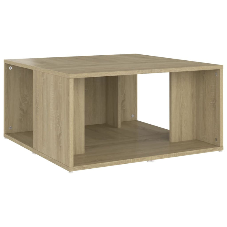 Salontafels 4 st 33x33x33 cm spaanplaat sonoma eikenkleurig MeubelReus