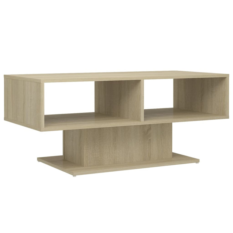 Salontafel 103,5x50x44,5 cm spaanplaat sonoma eikenkleurig MeubelReus