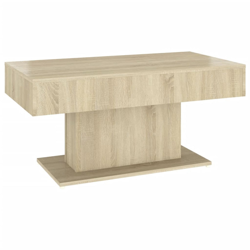 Salontafel 96x50x45 cm spaanplaat sonoma eikenkleurig