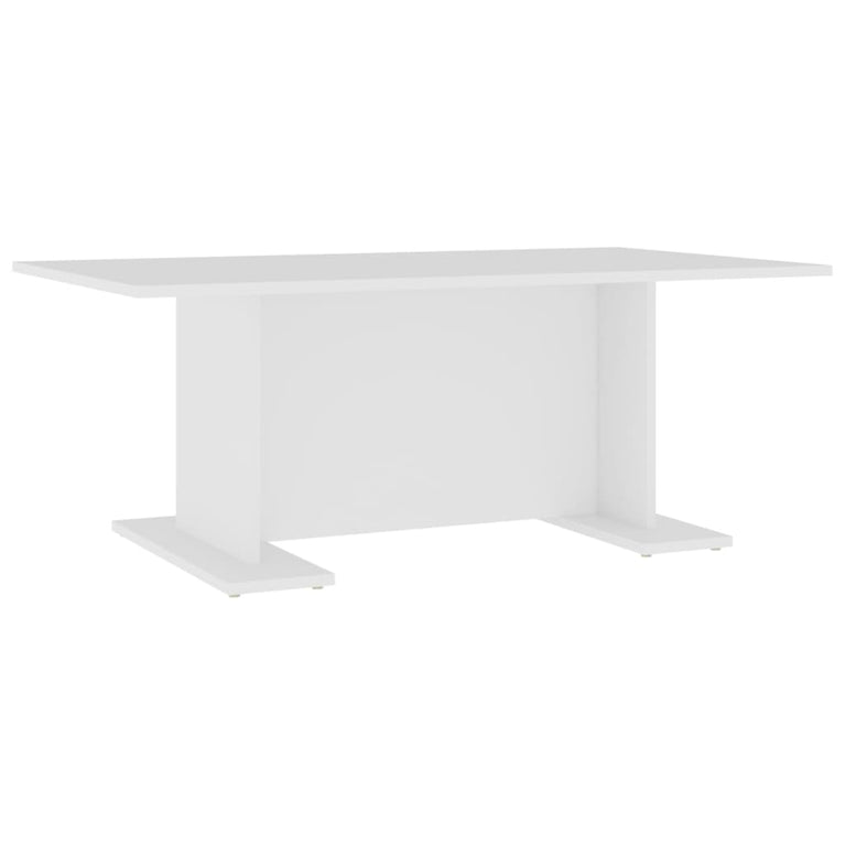 Salontafel 103,5x60x40 cm spaanplaat wit MeubelReus