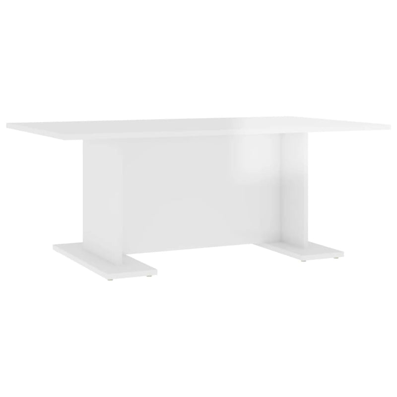 Salontafel 103,5x60x40 cm spaanplaat hoogglans wit MeubelReus