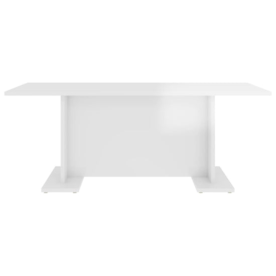 Salontafel 103,5x60x40 cm spaanplaat hoogglans wit MeubelReus