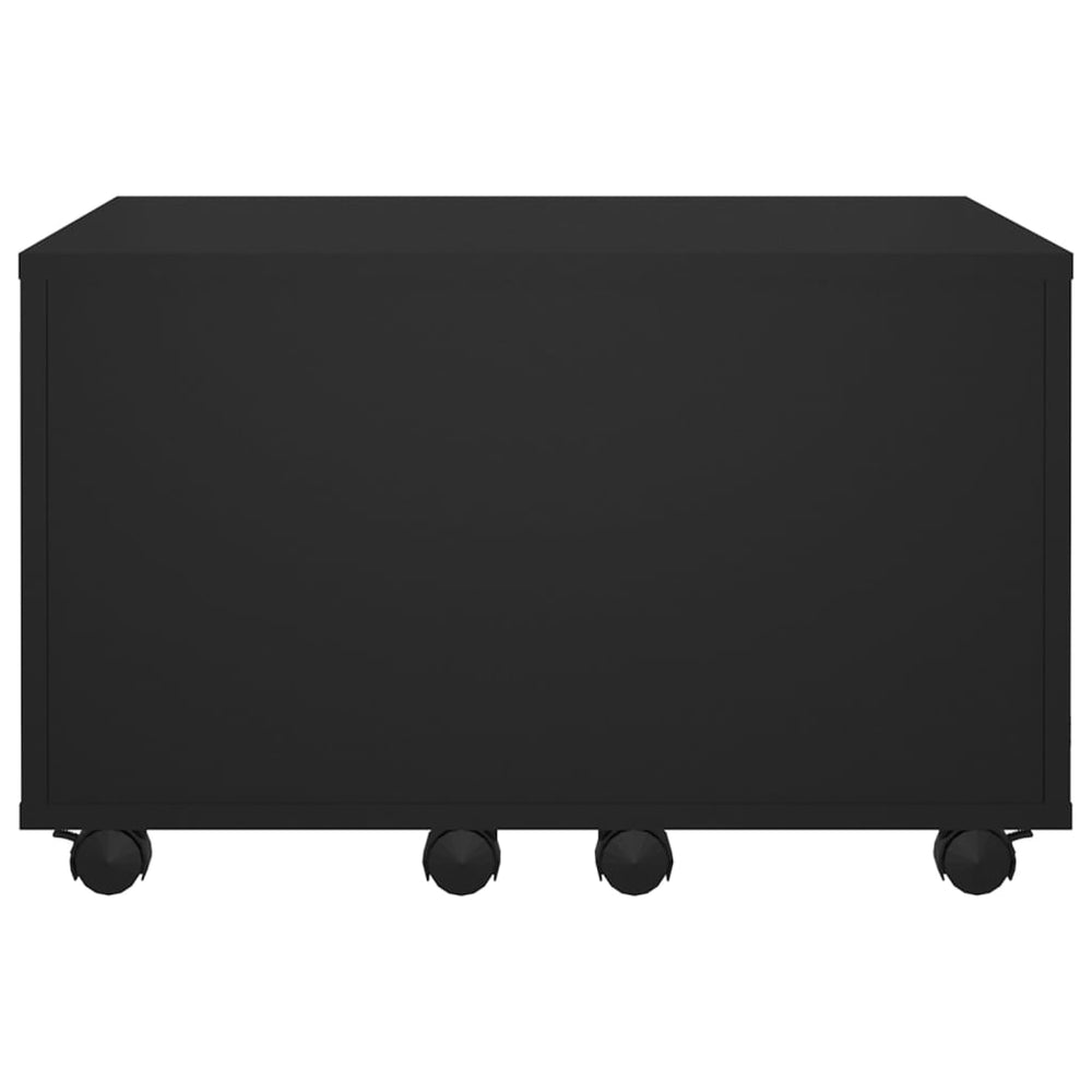 Salontafel 60x60x38 cm spaanplaat zwart MeubelReus