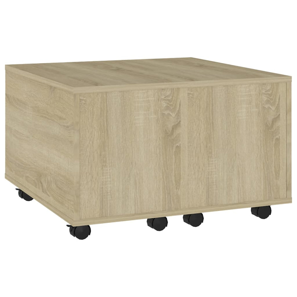 Salontafel 60x60x30 cm spaanplaat sonoma eikenkleurig MeubelReus
