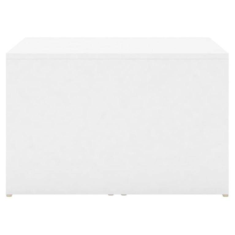 3-delige Salontafelset 60x60x38 cm bewerkt hout wit MeubelReus