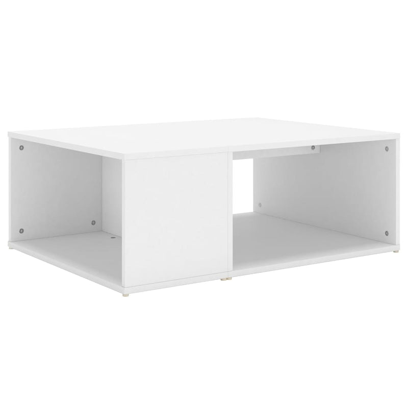 Salontafel 90x67x33 cm bewerkt hout wit MeubelReus