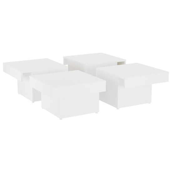 Salontafel 90x90x28 cm spaanplaat wit MeubelReus