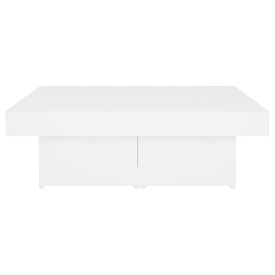 Salontafel 90x90x28 cm spaanplaat wit MeubelReus