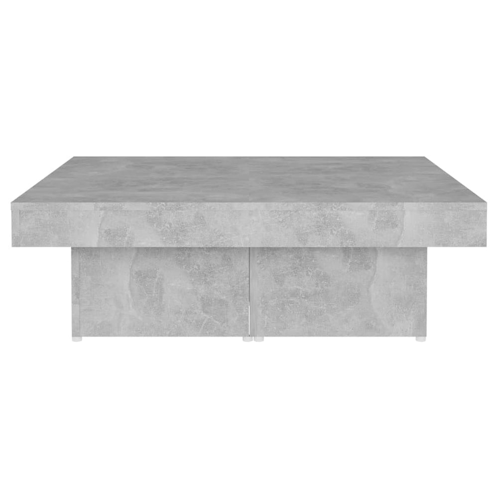 Salontafel 90x90x28 cm spaanplaat betongrijs MeubelReus