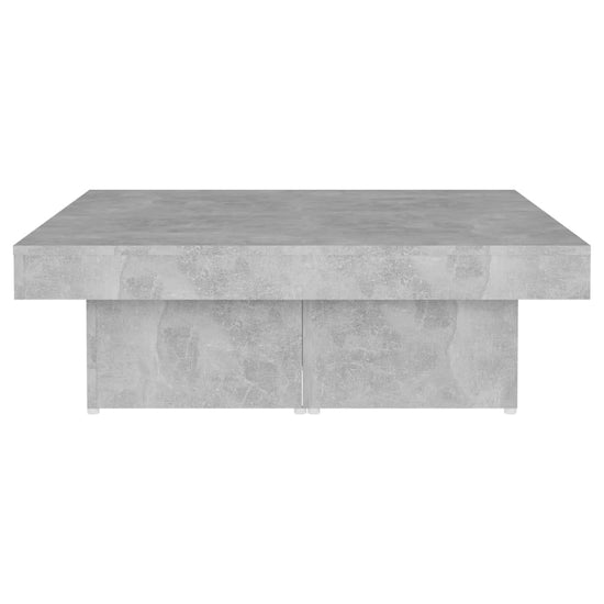 Salontafel 90x90x28 cm spaanplaat betongrijs MeubelReus