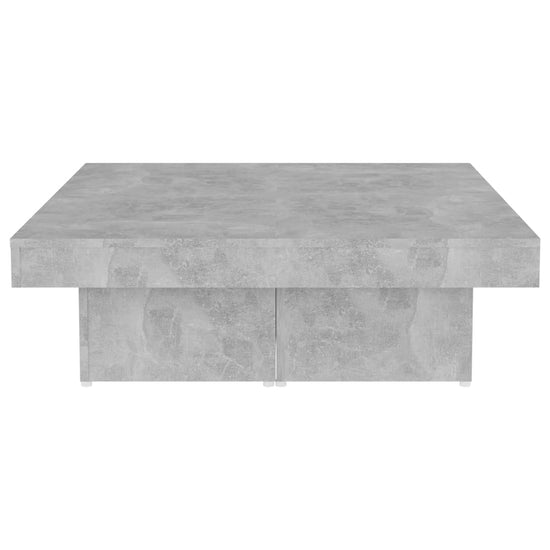 Salontafel 90x90x28 cm spaanplaat betongrijs MeubelReus