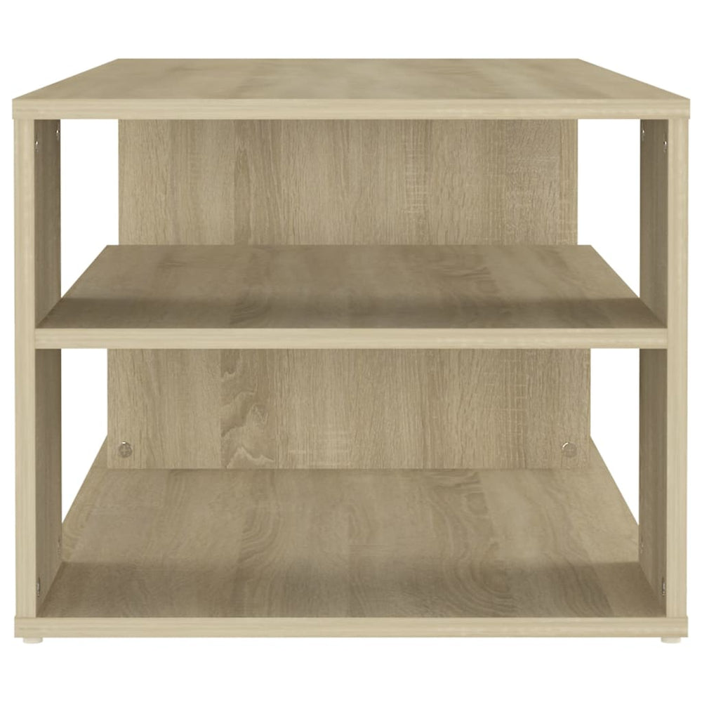 Salontafel 100x50x40 cm spaanplaat sonoma eikenkleurig MeubelReus