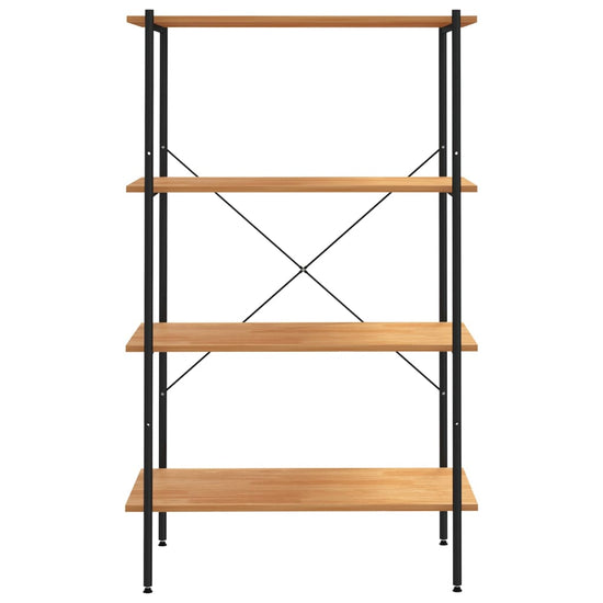 Opbergrek 4-laags 80x40x130 cm zwart en eikenkleurig MeubelReus