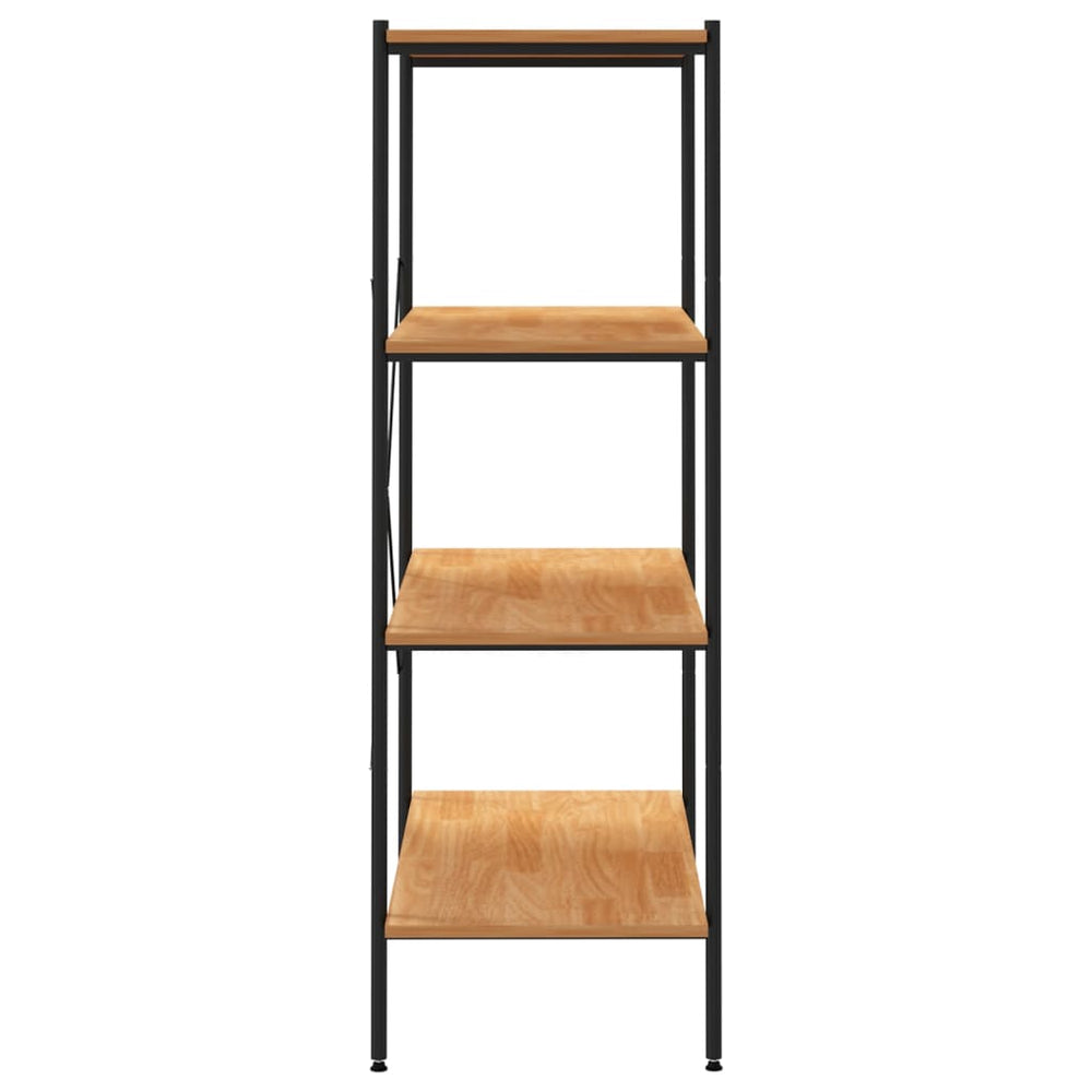 Opbergrek 4-laags 80x40x130 cm zwart en eikenkleurig MeubelReus