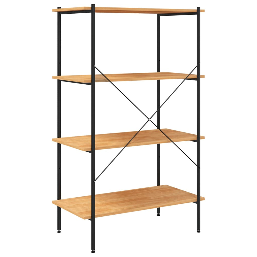 Opbergrek 4-laags 80x40x130 cm zwart en eikenkleurig MeubelReus