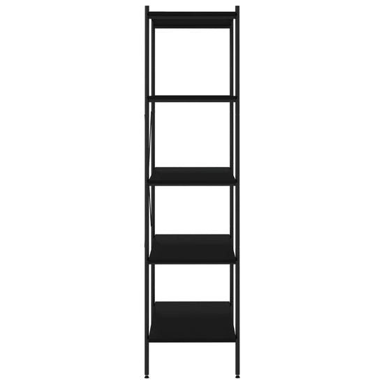 Opbergrek 5-laags 80x40x163 cm zwart MeubelReus