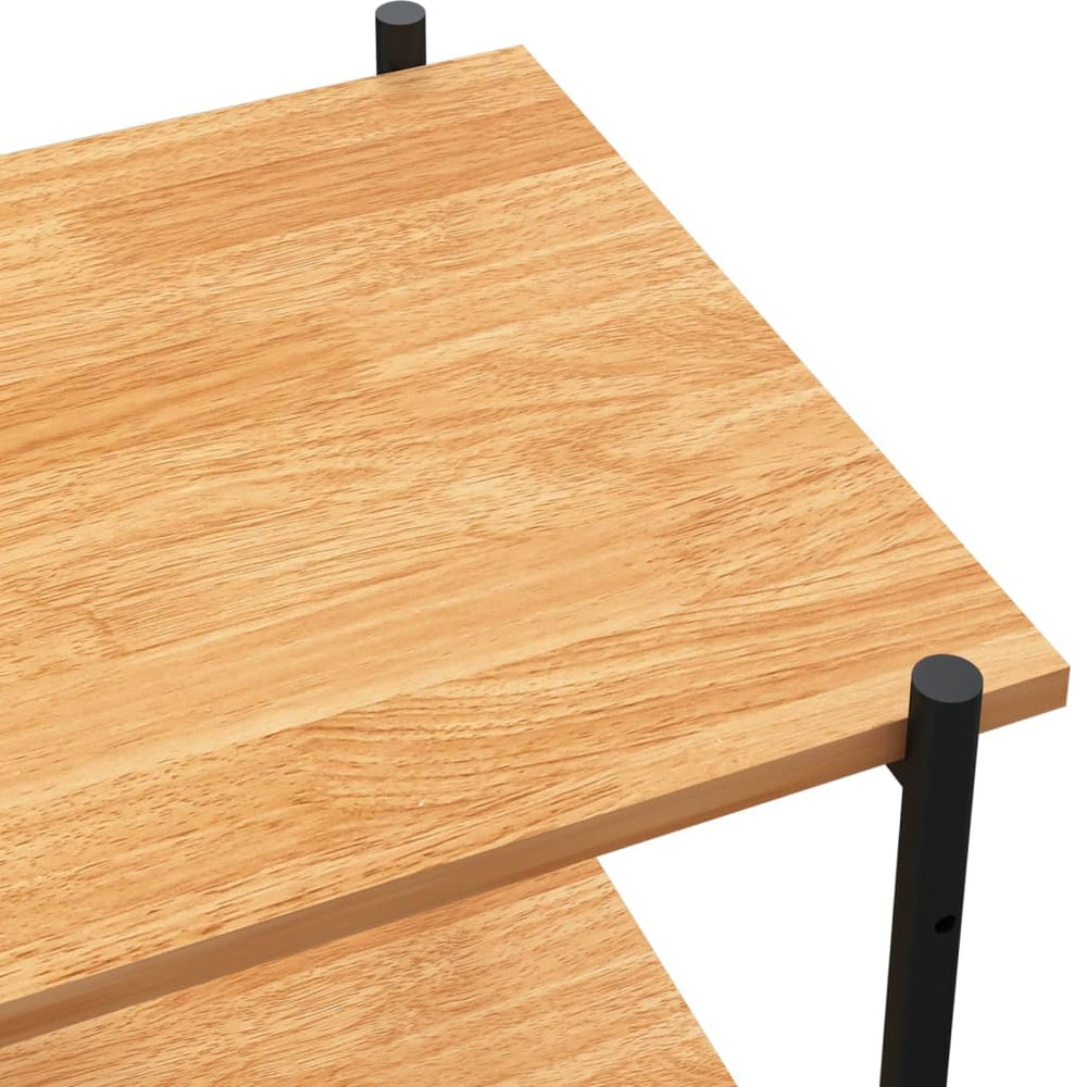 Opbergrek 5-laags 80x40x163 cm zwart en eikenkleurig MeubelReus