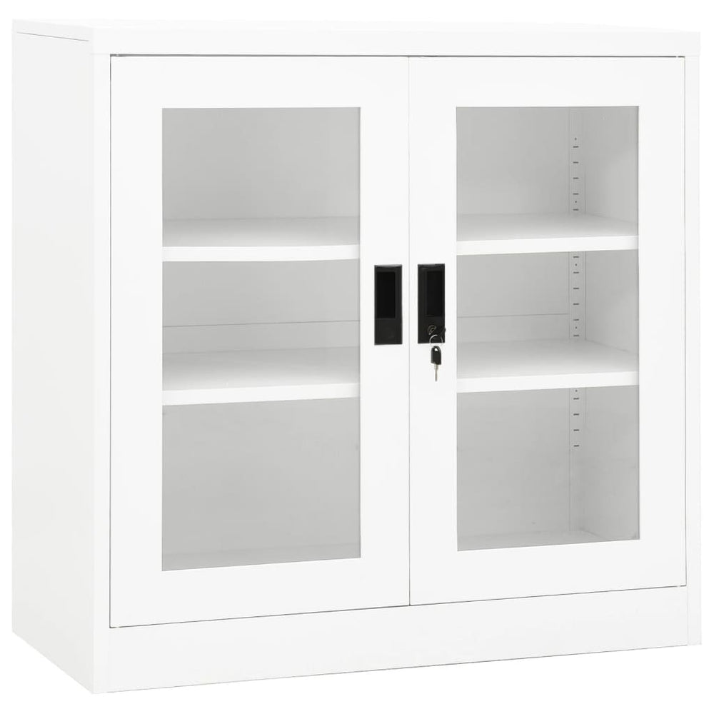 Kantoorkast 90x40x90 cm staal wit MeubelReus