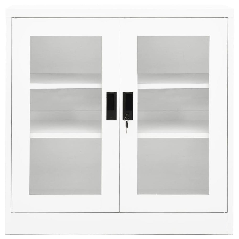 Kantoorkast 90x40x90 cm staal wit MeubelReus