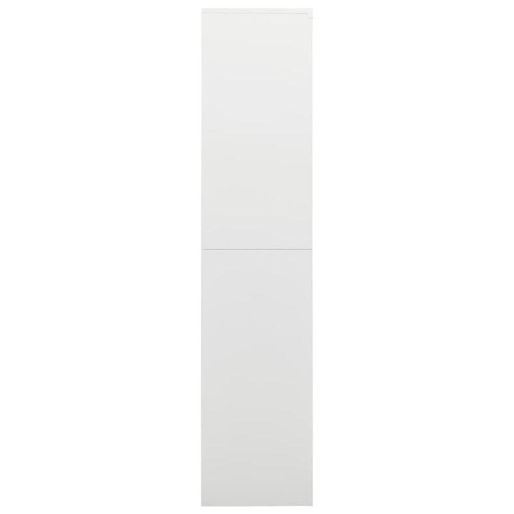 Lockerkast 90x40x180 cm staal wit MeubelReus