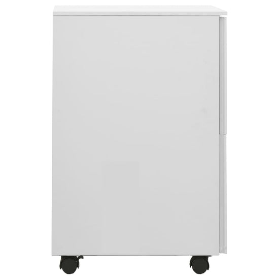Ladeblok verrijdbaar 39x45x67 cm staal lichtgrijs MeubelReus