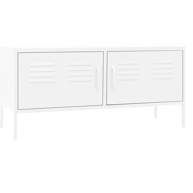 Tv-meubel 105x35x50 cm staal wit MeubelReus