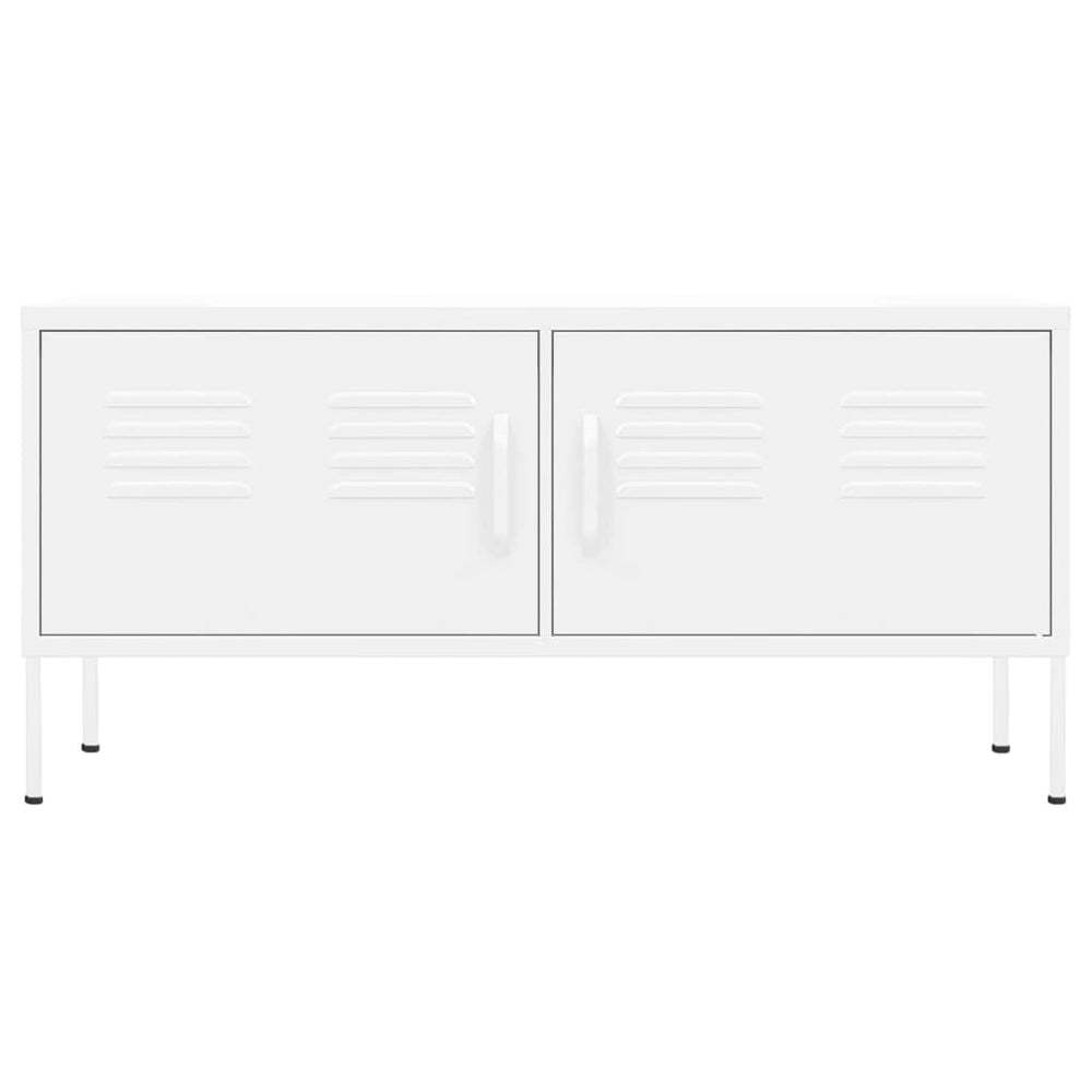 Tv-meubel 105x35x50 cm staal wit MeubelReus