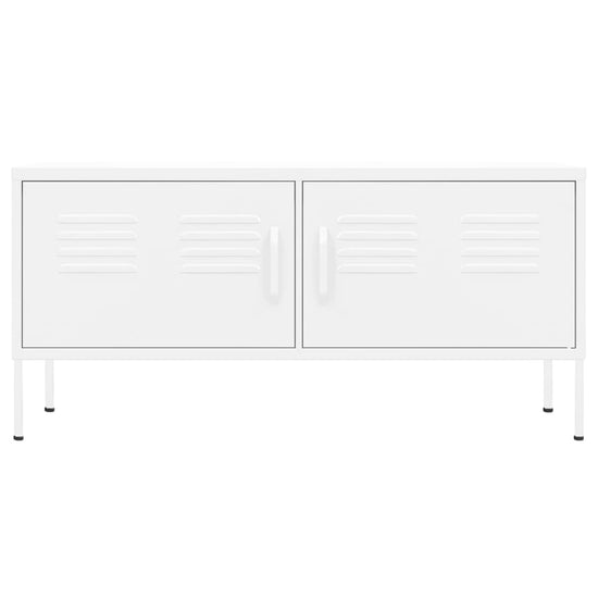 Tv-meubel 105x35x50 cm staal wit MeubelReus