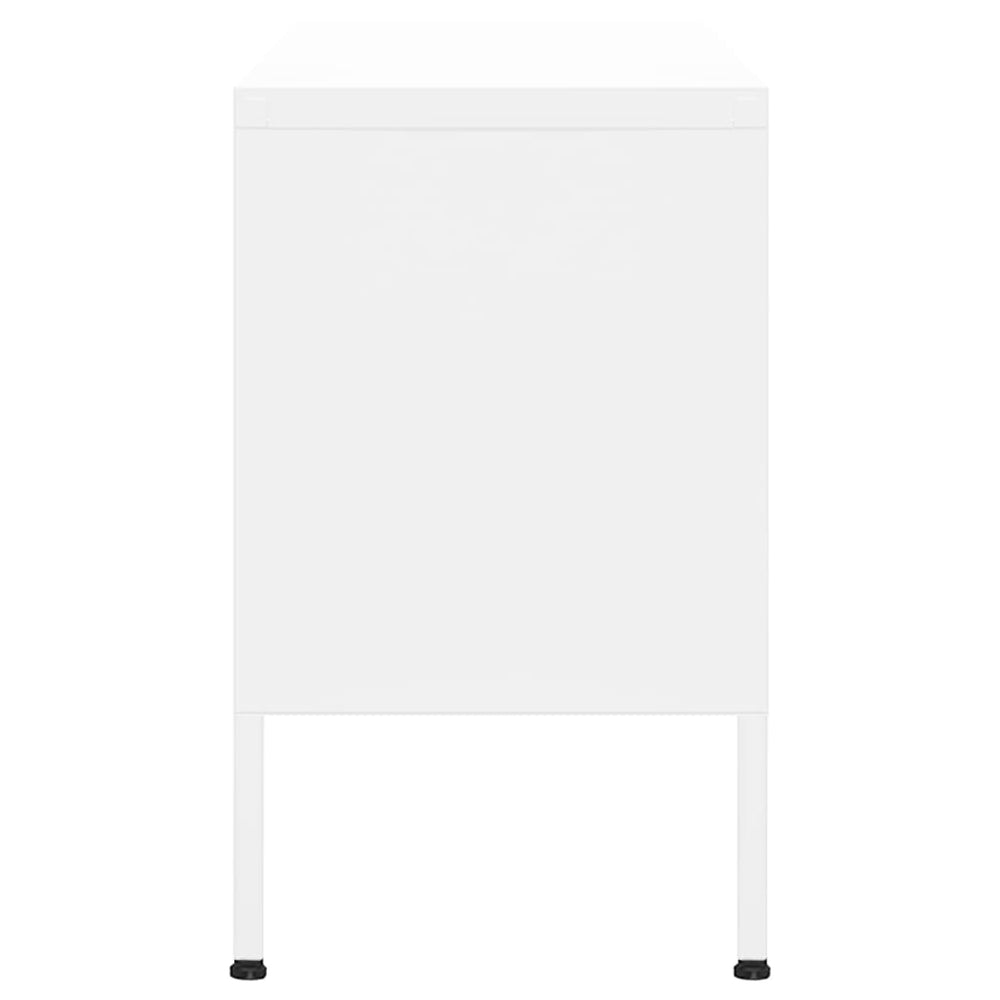 Tv-meubel 105x35x50 cm staal wit MeubelReus
