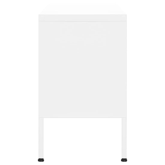 Tv-meubel 105x35x50 cm staal wit MeubelReus