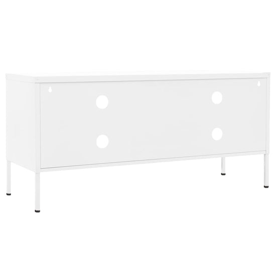 Tv-meubel 105x35x50 cm staal wit MeubelReus