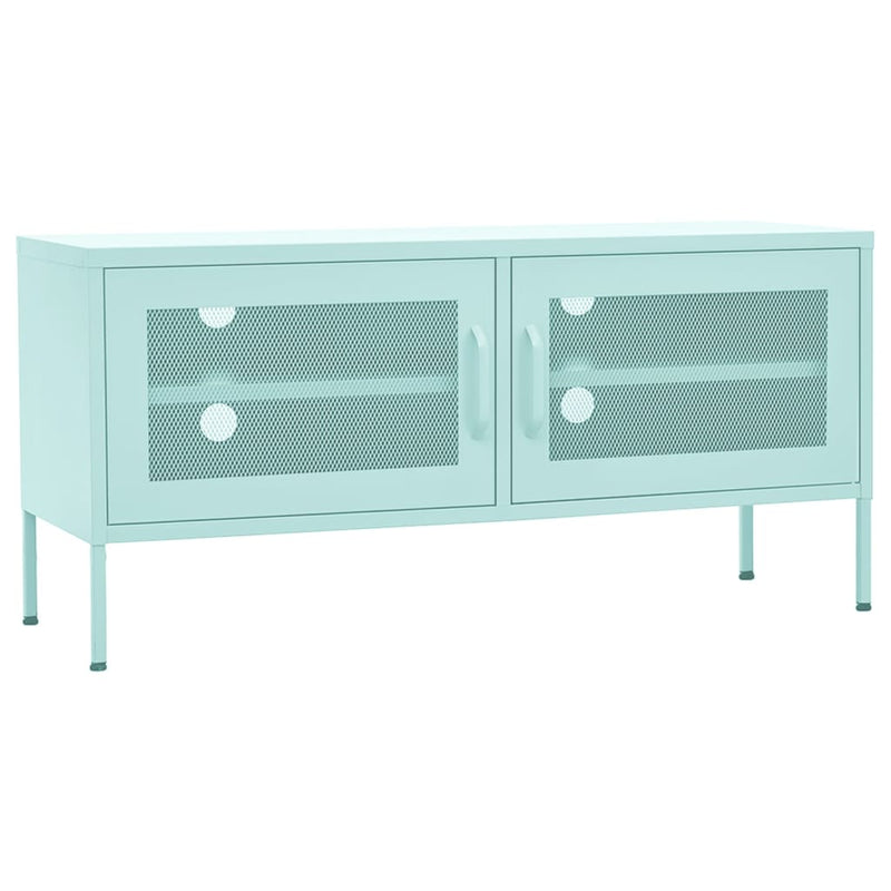 Tv-meubel 105x35x50 cm staal mintkleurig MeubelReus