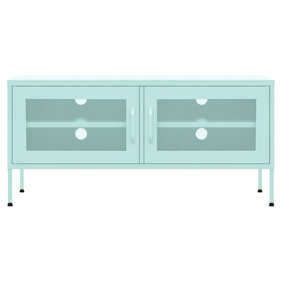 Tv-meubel 105x35x50 cm staal mintkleurig MeubelReus
