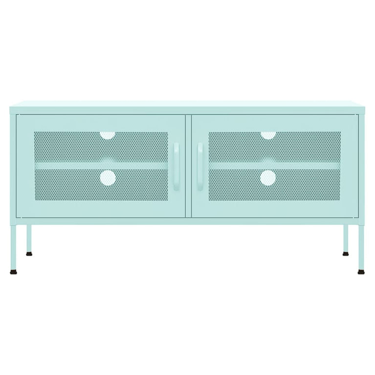 Tv-meubel 105x35x50 cm staal mintkleurig MeubelReus