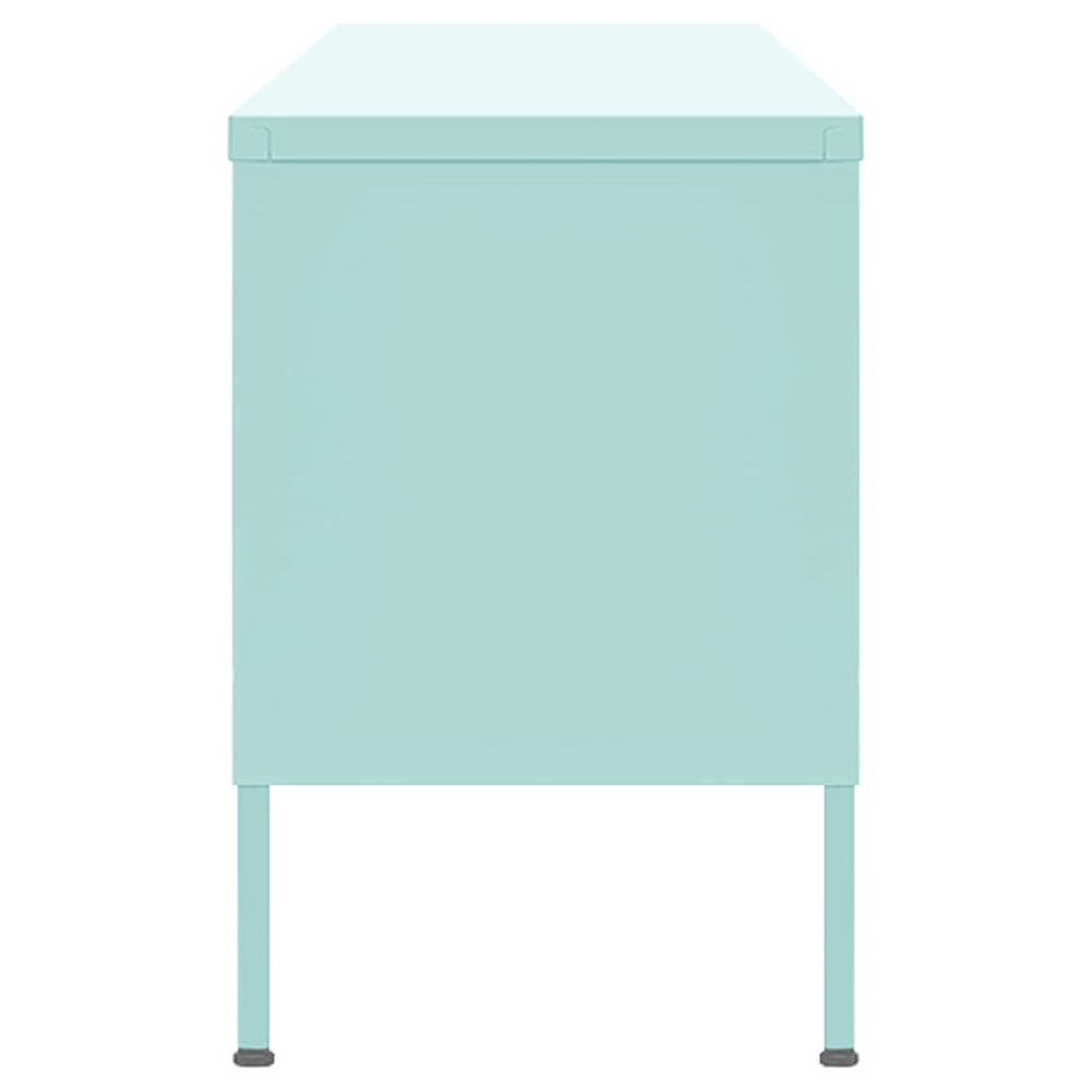 Tv-meubel 105x35x50 cm staal mintkleurig MeubelReus