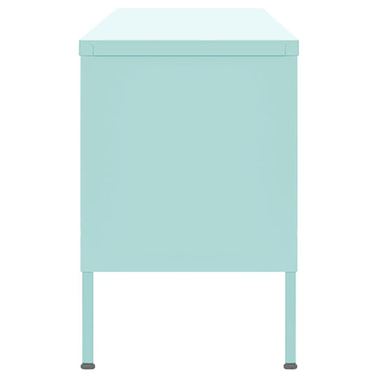 Tv-meubel 105x35x50 cm staal mintkleurig MeubelReus